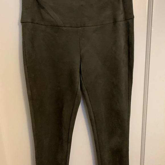 J. McLaughlin forest green faux suede leggings, women’s size XS - Picture 3 of 7